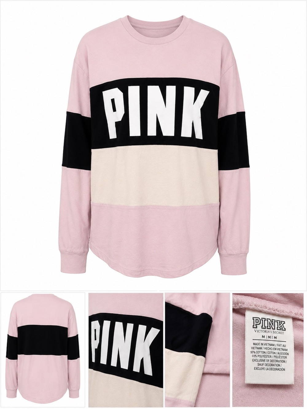 Pink by Victoria secret long sleeve shirt size XS oversizedโโโโโโโโโโ